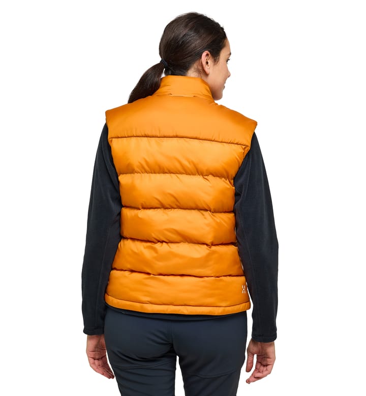 Puffy Mimic Vest Women Desert Yellow/Golden Brown Puffy Mimic Vest Women Desert Yellow/Golden Brown