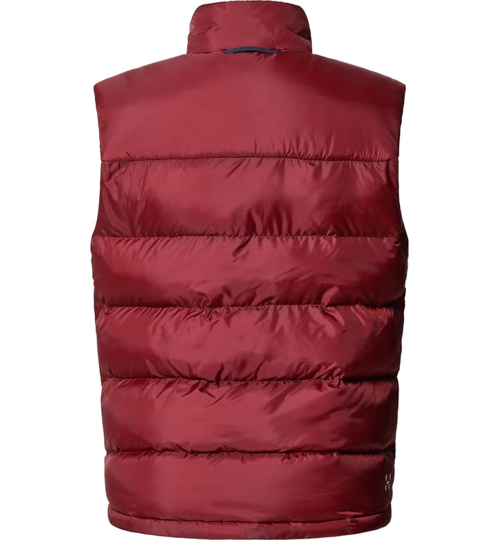 Puffy Mimic Vest Women Carmine Red Puffy Mimic Vest Women Carmine Red