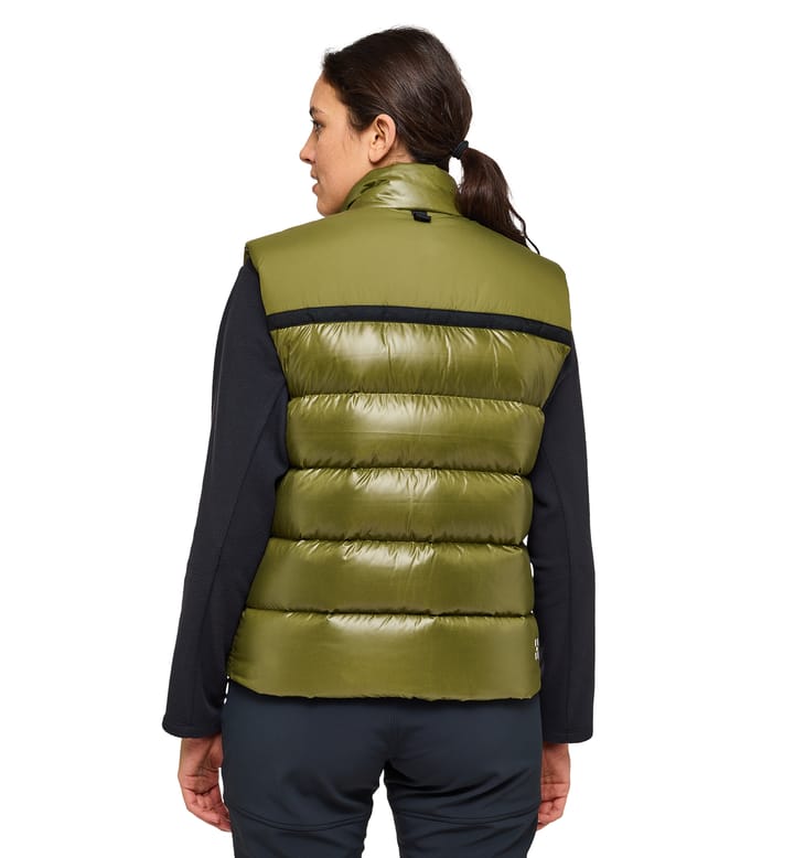 Funäs Down Vest Women Olive Green Funäs Down Vest Women Olive Green
