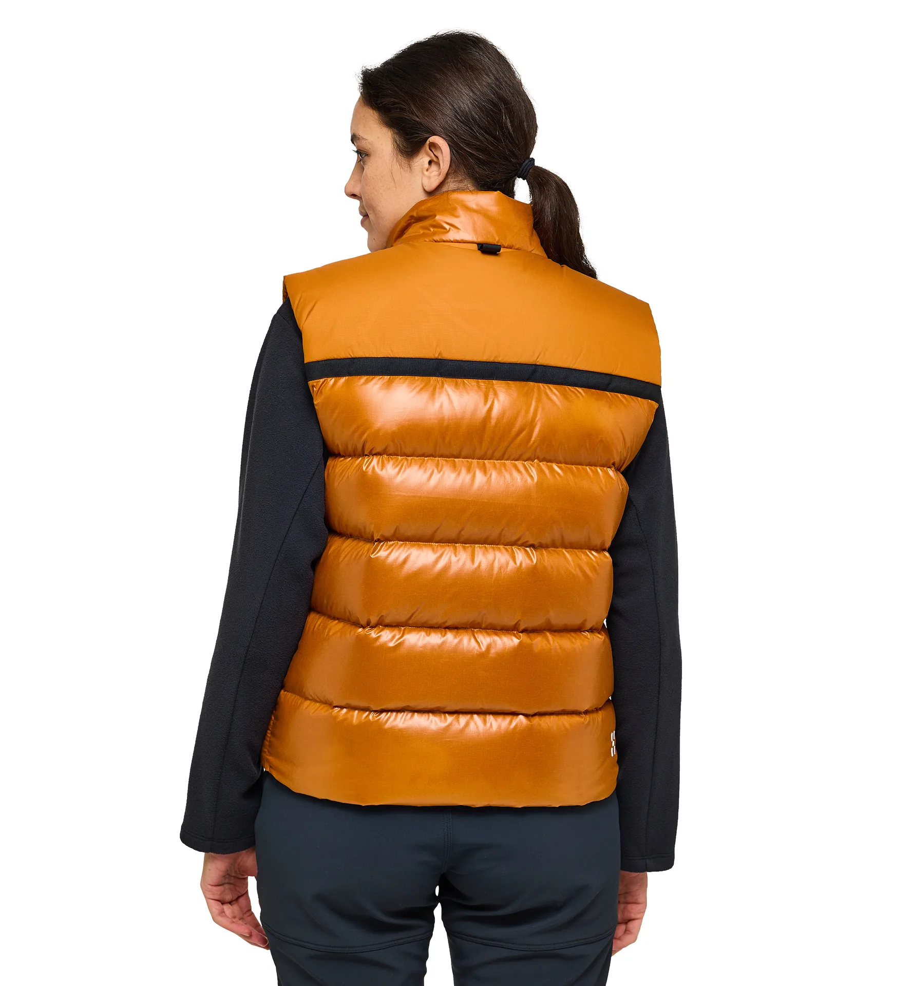 Funäs Down Vest Women Golden Brown