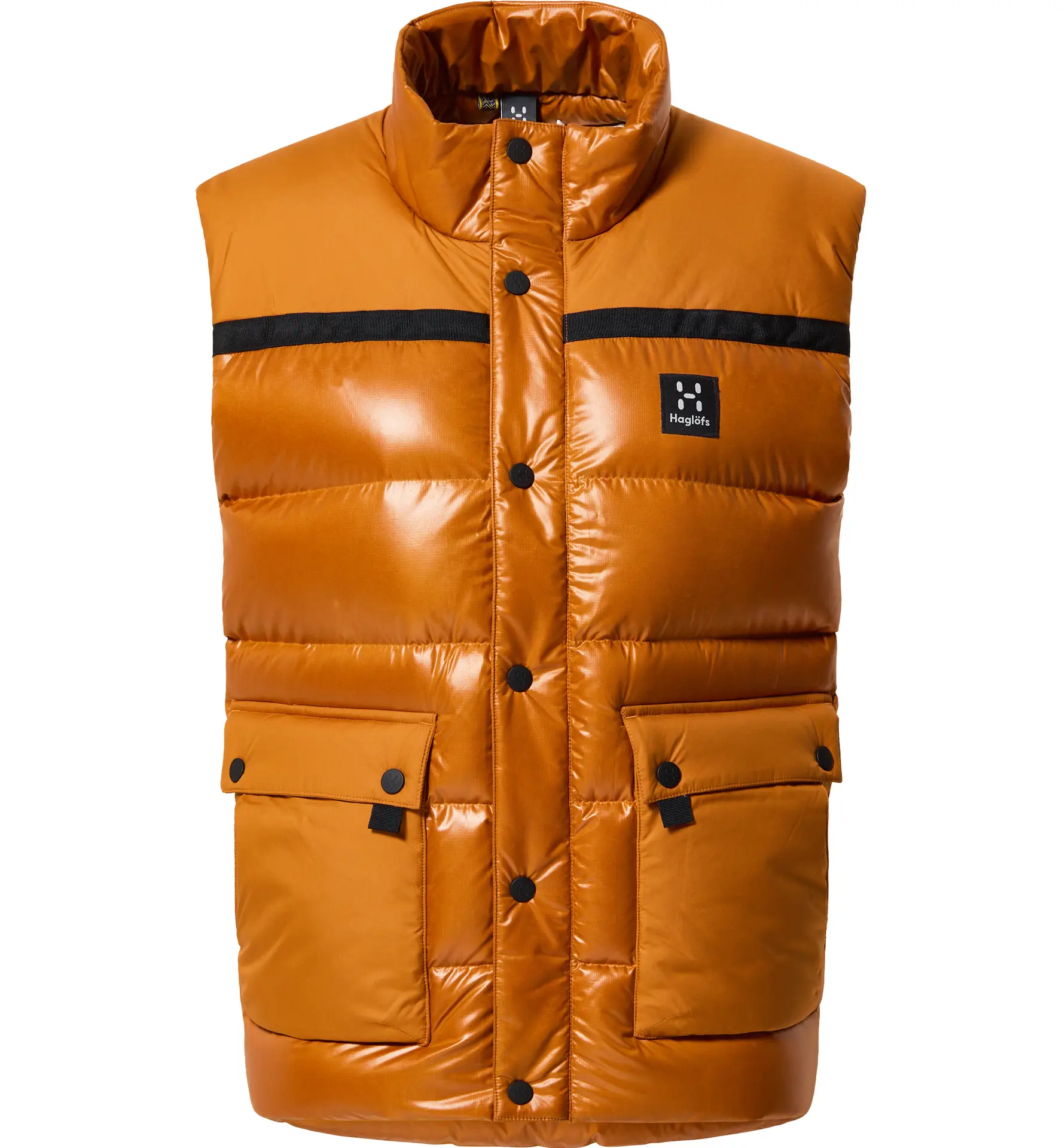 Funäs Down Vest Women Golden Brown