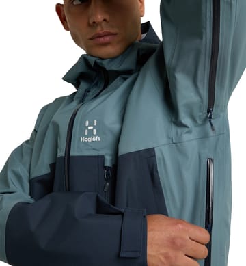 ROC Sloper Proof Jacket Men Steel blue/Tarn blue