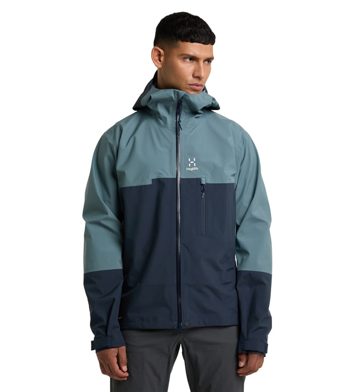 ROC Sloper Proof Jacket Men Steel blue/Tarn blue