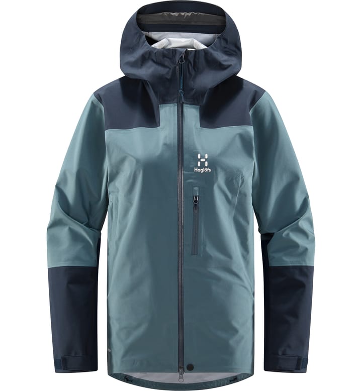 ROC Sloper Proof Jacket Women Steel blue/Tarn blue