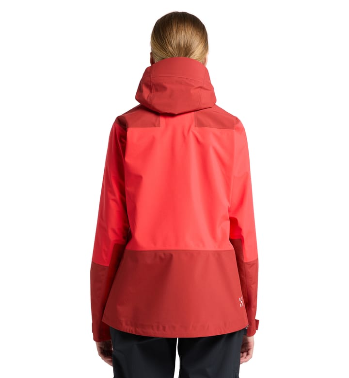 ROC Sloper Proof Jacket Women Poppy Red/Corrosion