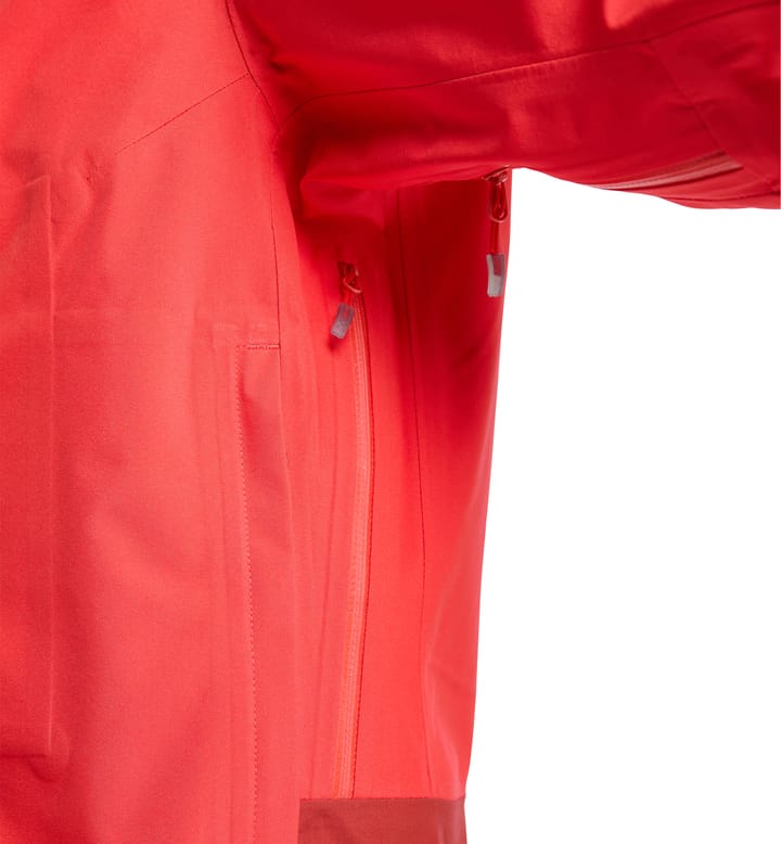 ROC Sloper Proof Jacket Women Poppy Red/Corrosion