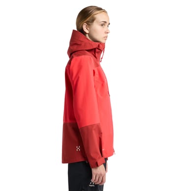 ROC Sloper Proof Jacket Women Poppy Red/Corrosion