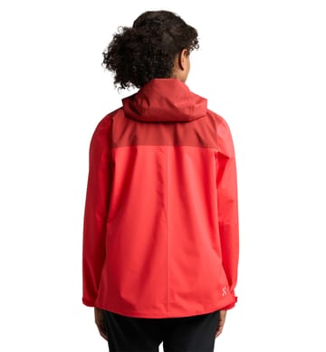 Koyal Proof Jacket Women Poppy Red/Corrosion