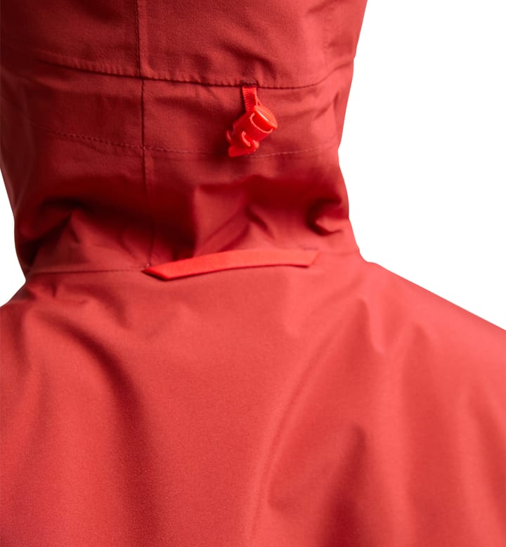 Koyal Proof Jacket Women Poppy red/Corrosion