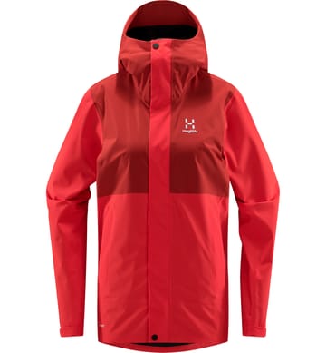 Koyal Proof Jacket Women Poppy Red/Corrosion