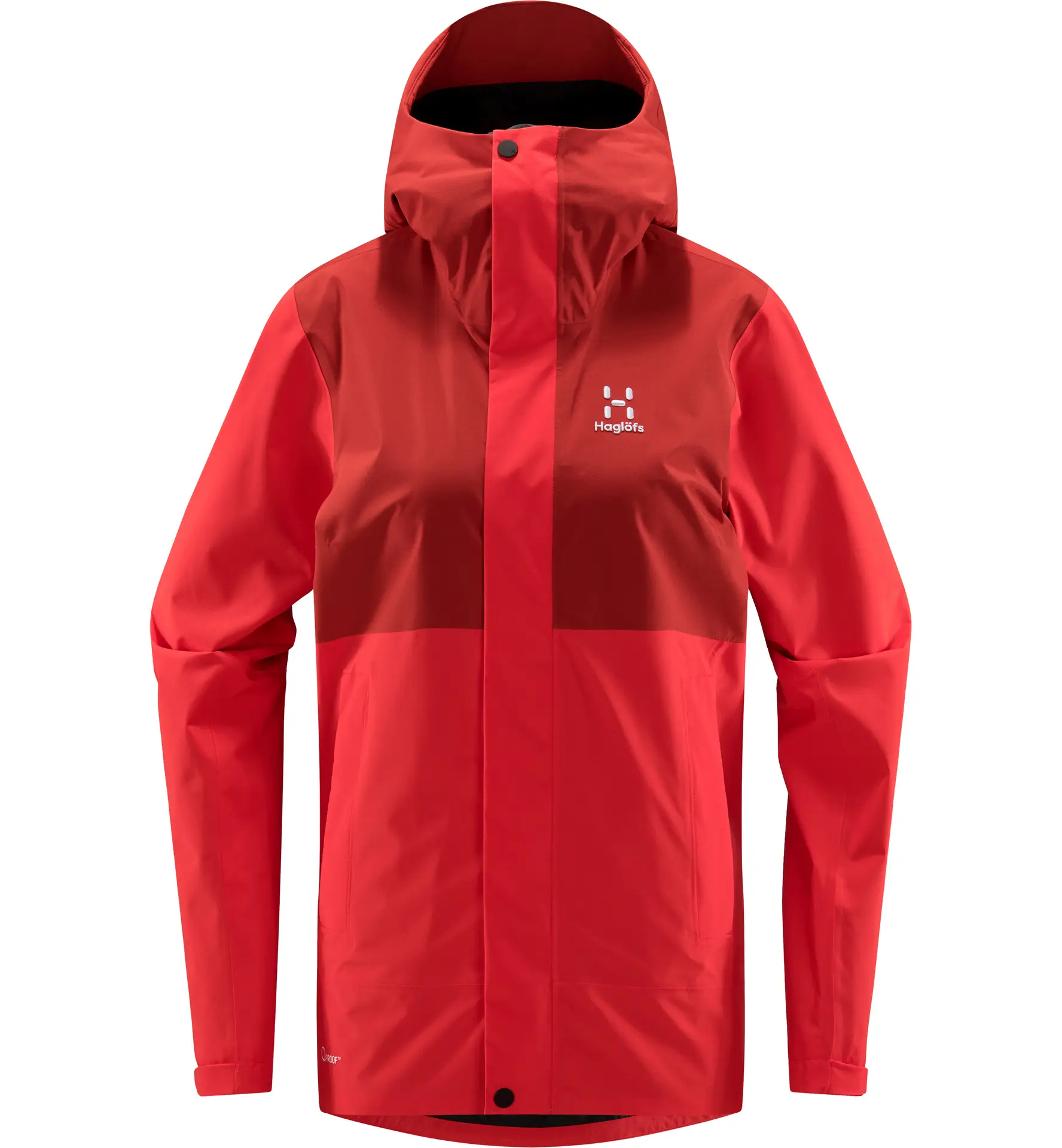 Koyal Proof Jacket Women Poppy red/Corrosion