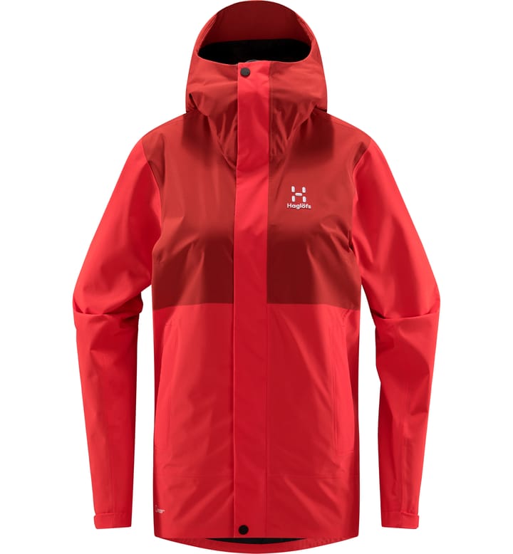 Koyal Proof Jacket Women Poppy Red/Corrosion