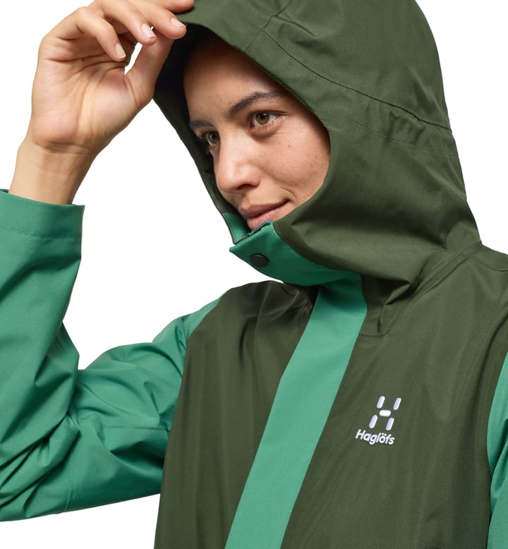 Koyal Proof Jacket Women Dk Jelly Green/Seaweed Green