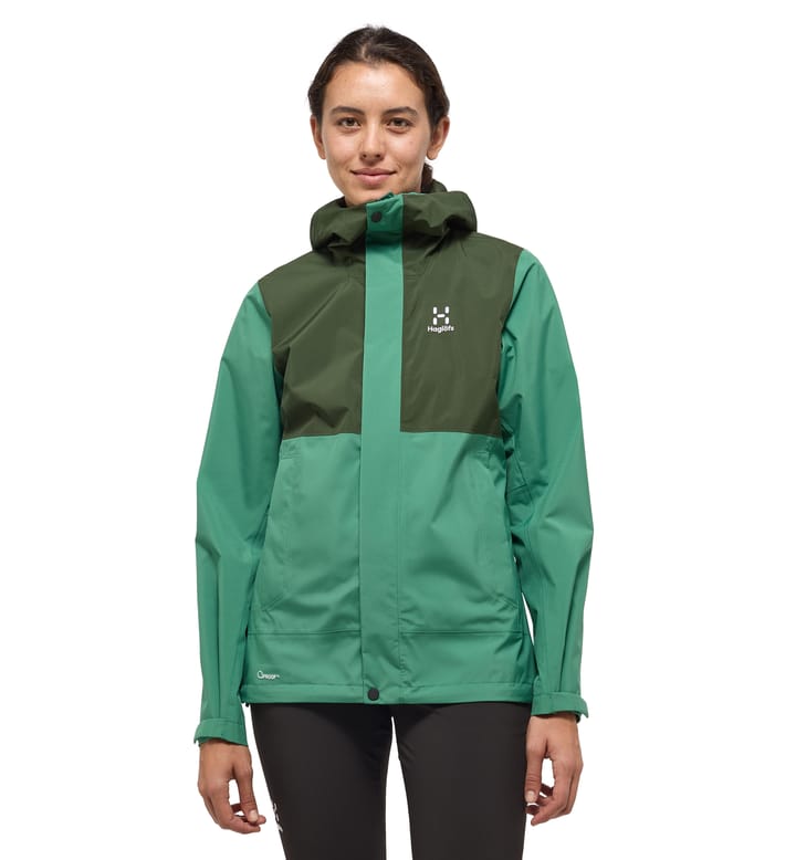 Koyal Proof Jacket Women Dk Jelly Green/Seaweed Green Koyal Proof Jacket Women Dk Jelly Green/Seaweed Green