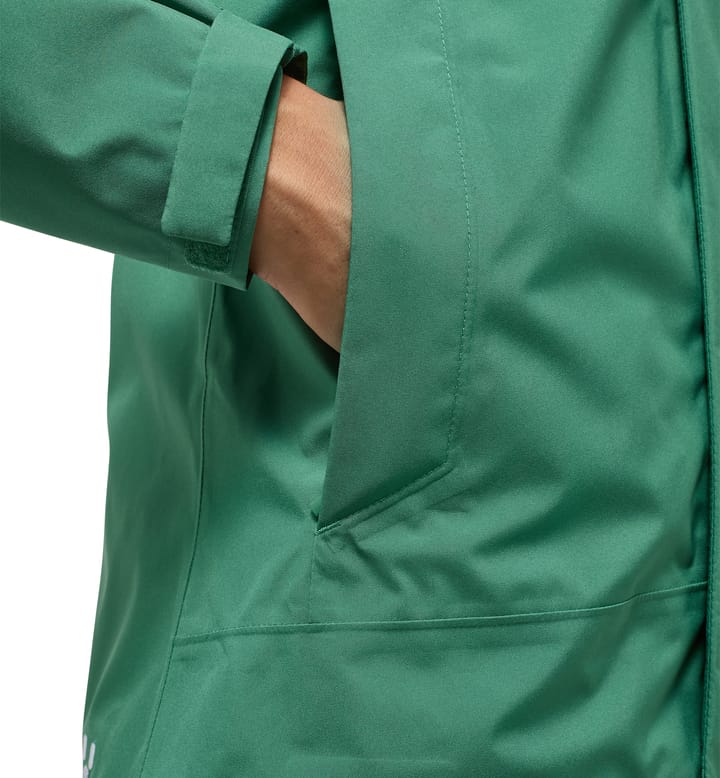Koyal Proof Jacket Women Dk Jelly Green/Seaweed Green Koyal Proof Jacket Women Dk Jelly Green/Seaweed Green