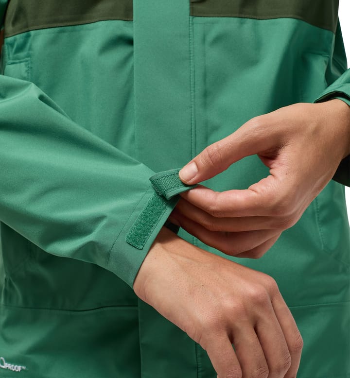 Koyal Proof Jacket Women Dk Jelly Green/Seaweed Green Koyal Proof Jacket Women Dk Jelly Green/Seaweed Green