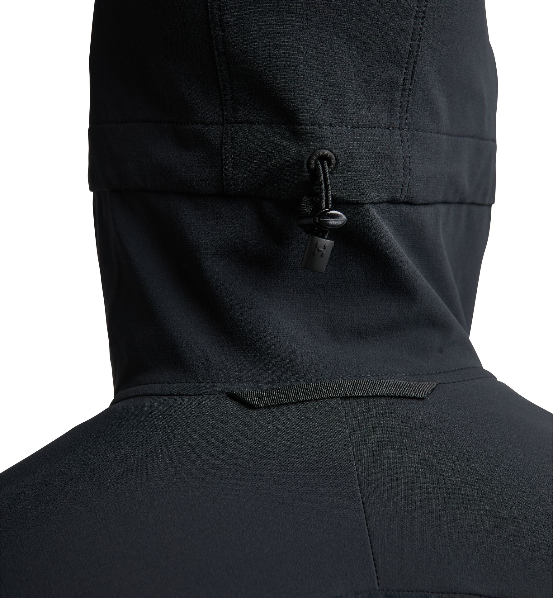 Morän Softshell Hood Men True Black