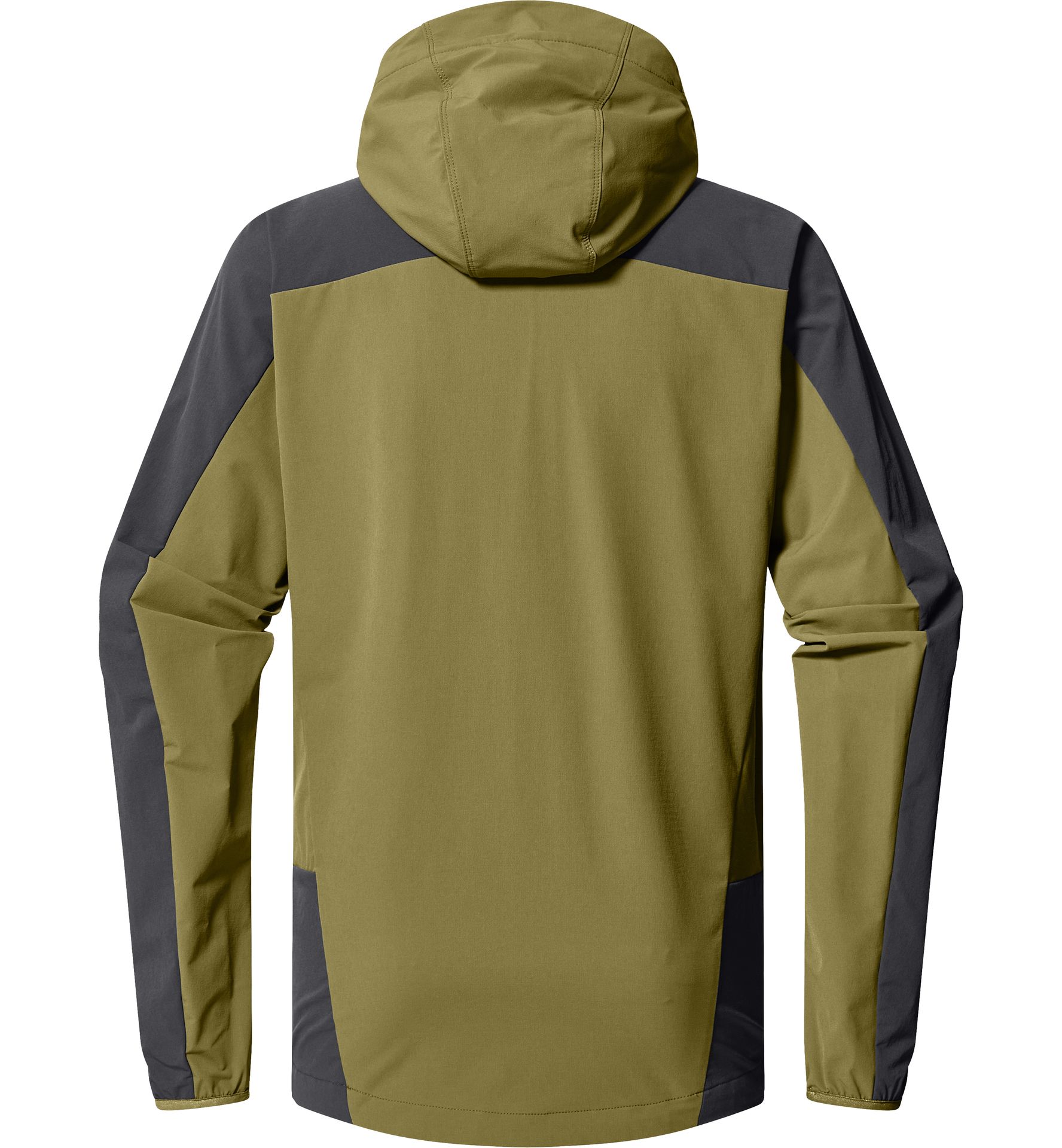 Morän Softshell Hood Men Olive Green/Magnetite