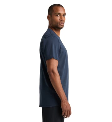 Camp Tee Men Tarn Blue Solid