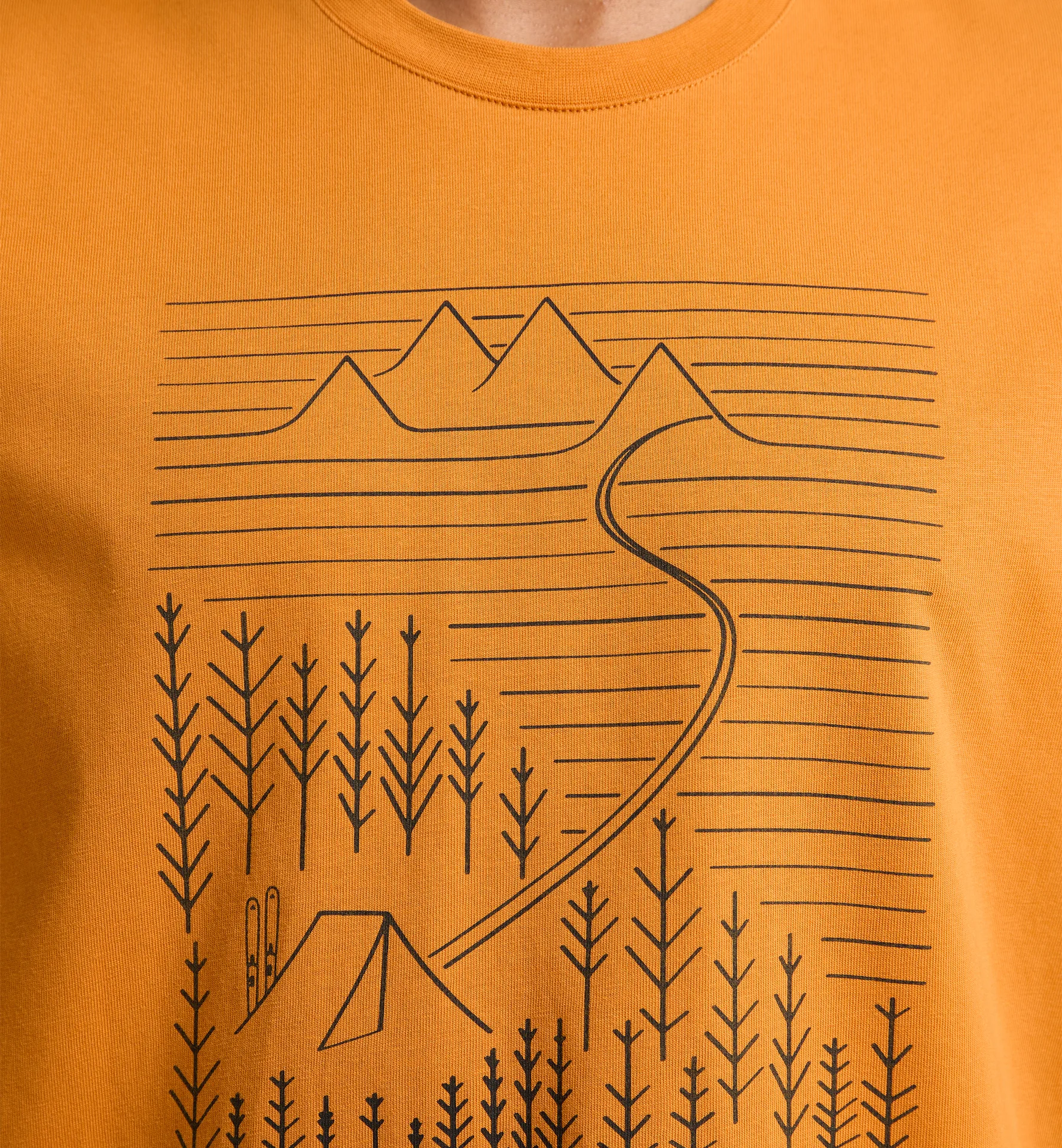 Camp Tee Men Desert Yellow