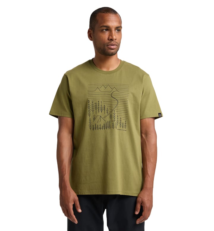 Camp Tee Men Olive Green