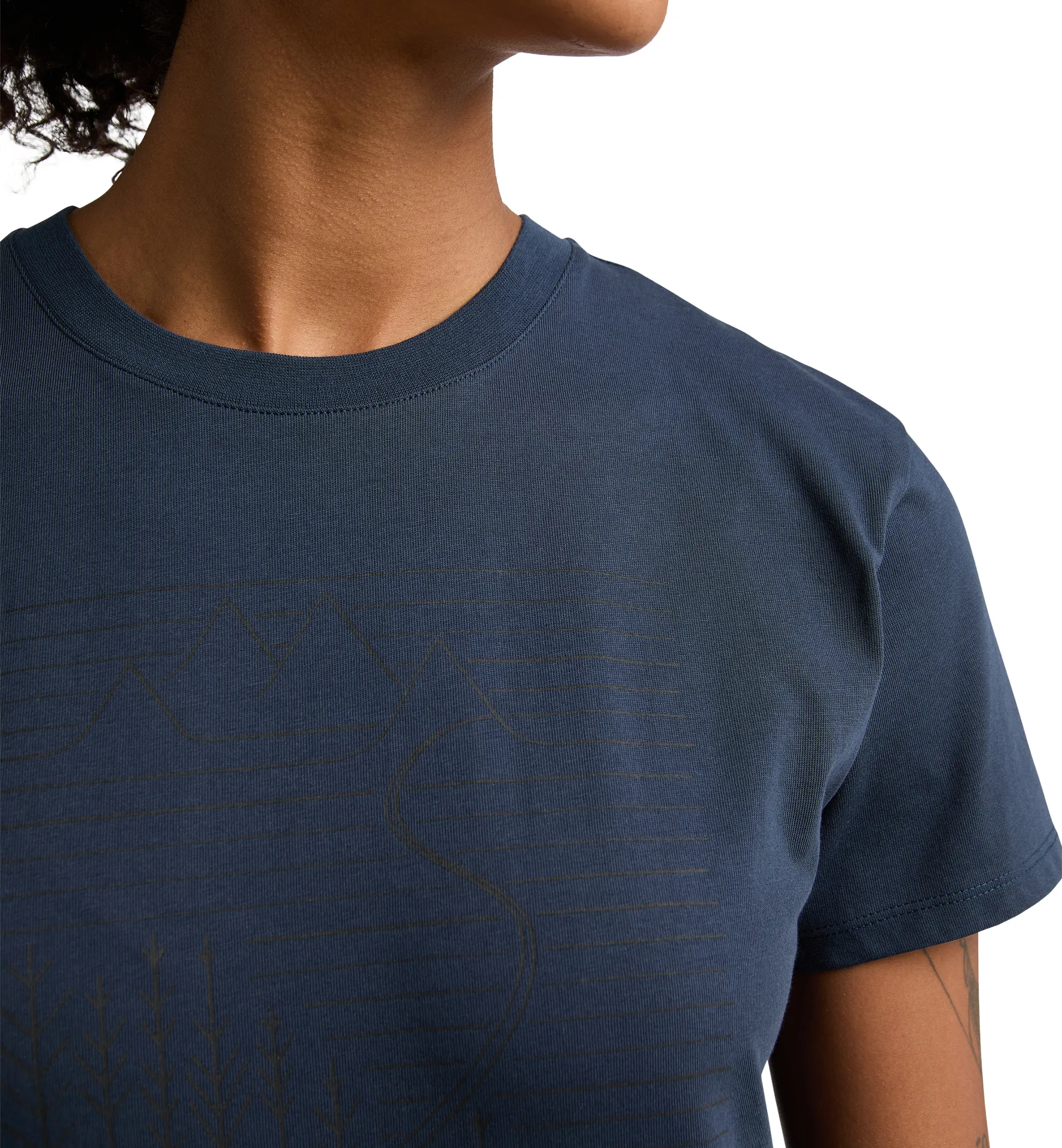 Camp Tee Women Tarn Blue