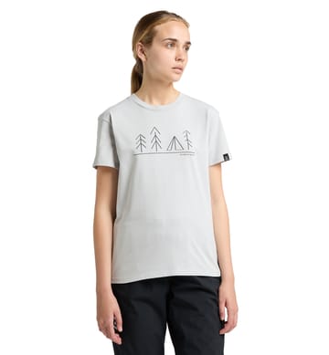 Camp Tee Women Stone Grey