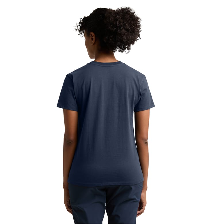 Camp Tee Women Tarn Blue Solid Camp Tee Women Tarn Blue Solid