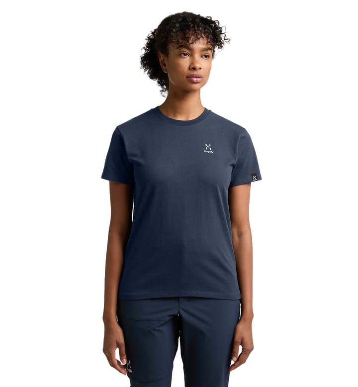 Camp Tee Women Tarn Blue Solid Camp Tee Women Tarn Blue Solid