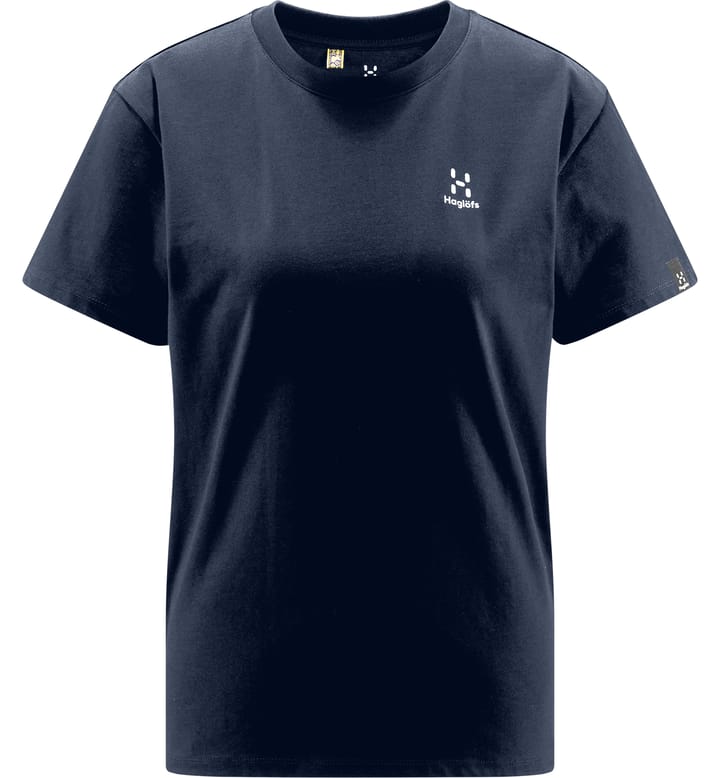 Camp Tee Women Tarn Blue Solid Camp Tee Women Tarn Blue Solid