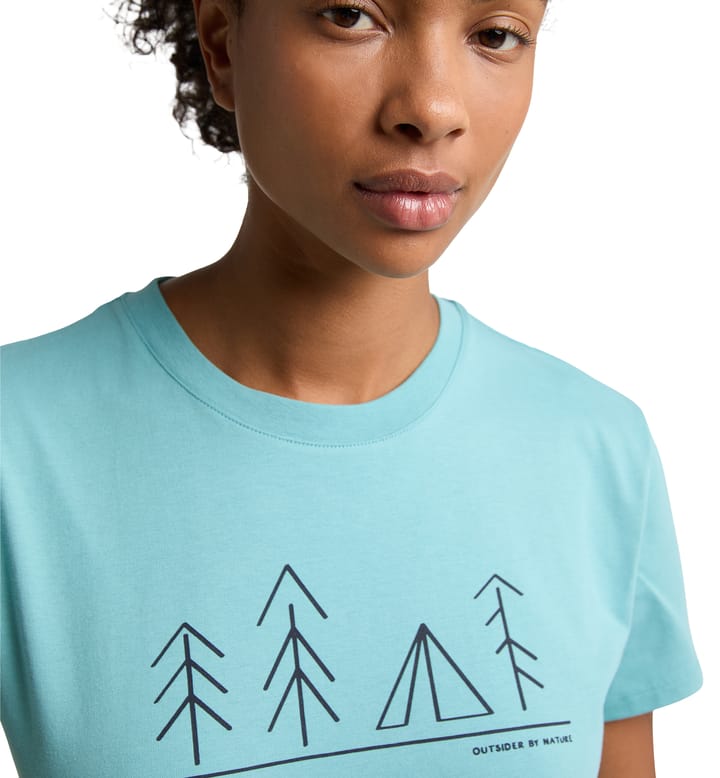 Camp Tee Women Frost Blue