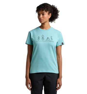 Camp Tee Women Frost Blue