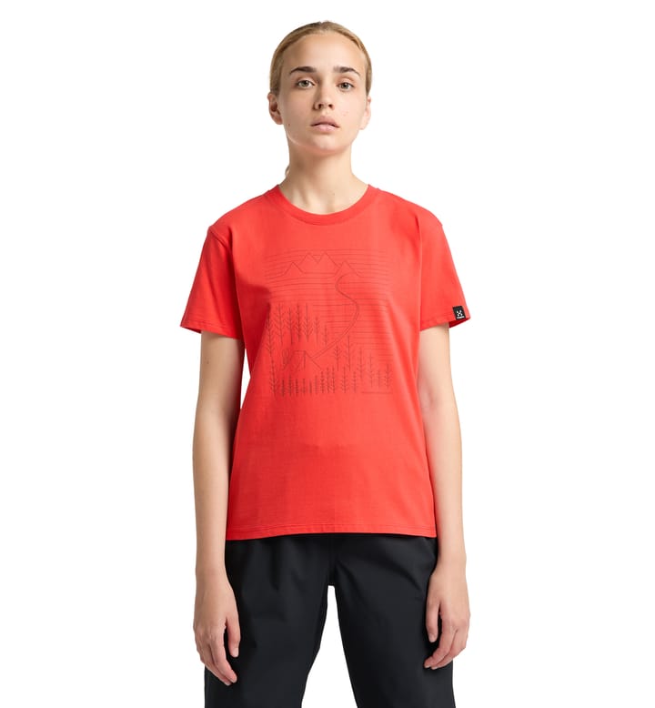 Camp Tee Women Poppy Red