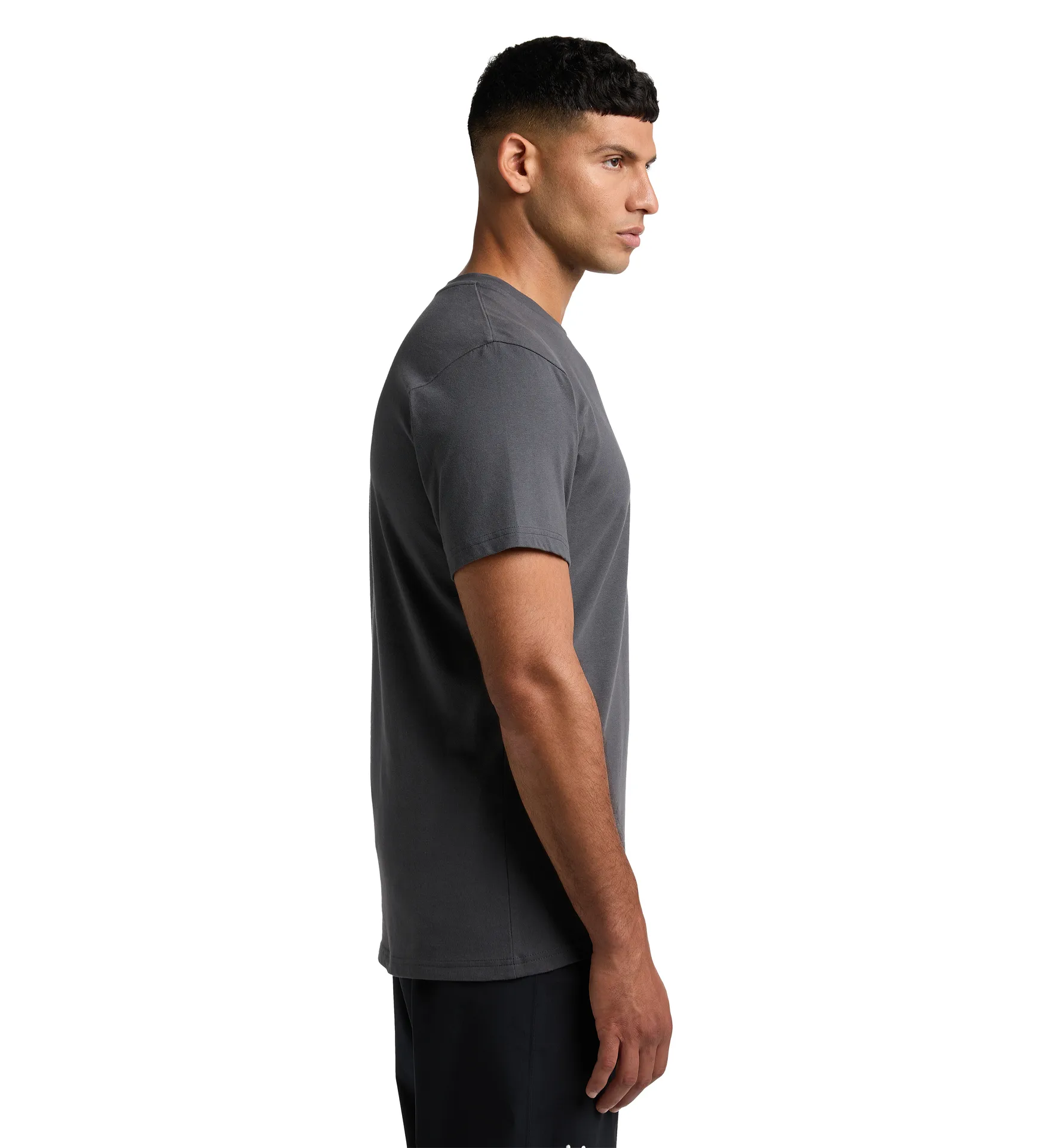 Outsider By Nature Print Tee Men Magnetite