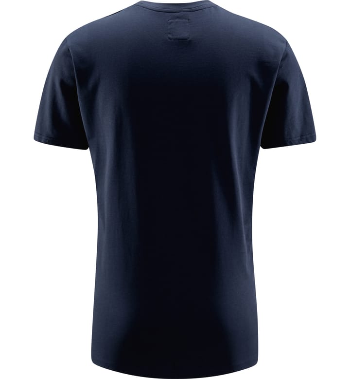 Outsider By Nature Print Tee Men Tarn Blue