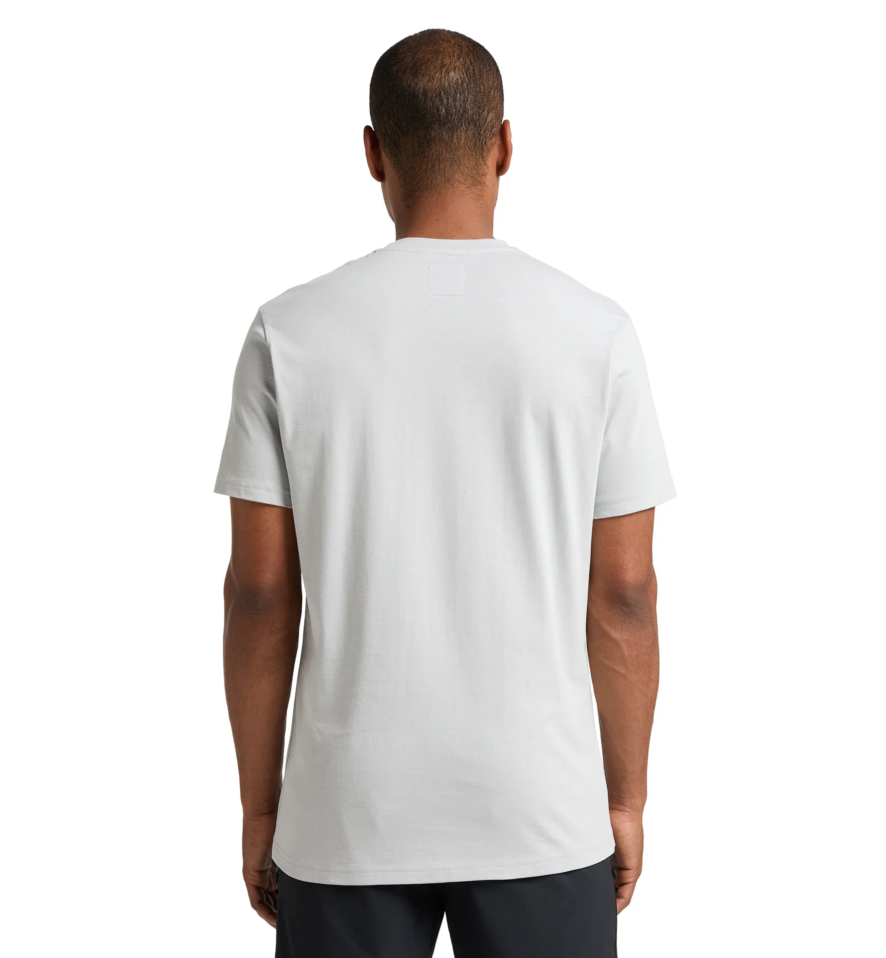 Outsider By Nature Print Tee Men Stone Grey