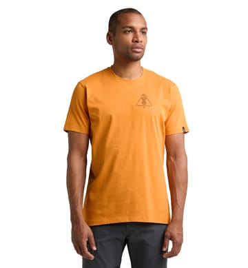 Outsider By Nature Print Tee Men Desert Yellow