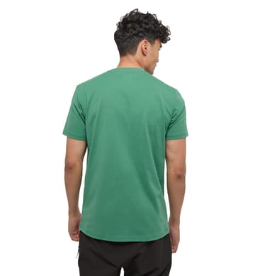 Outsider By Nature Print Tee Men Dk Jelly Green