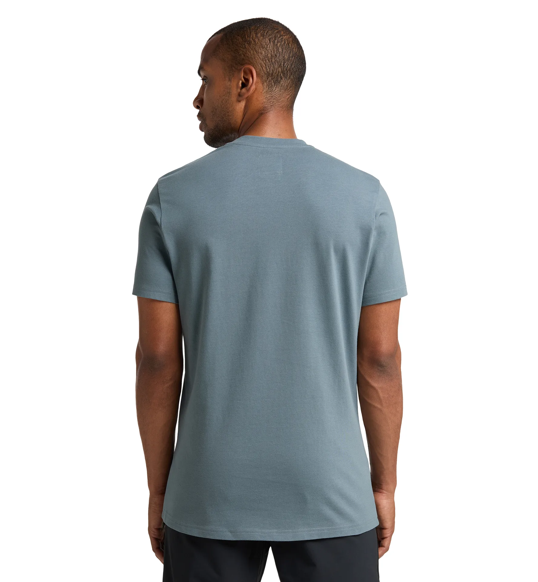 Outsider By Nature Tee Men Steel Blue