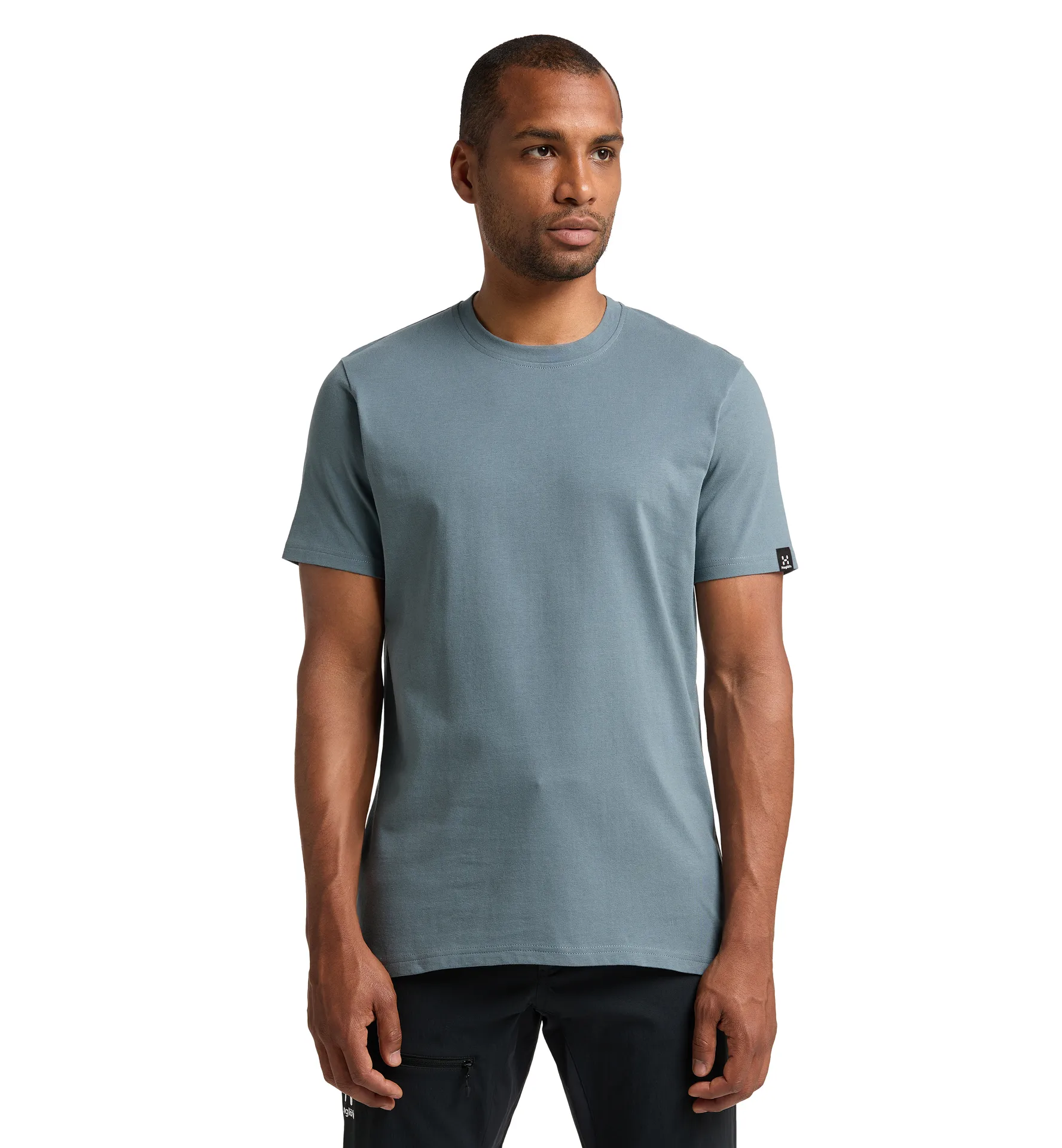 Outsider By Nature Tee Men Steel Blue