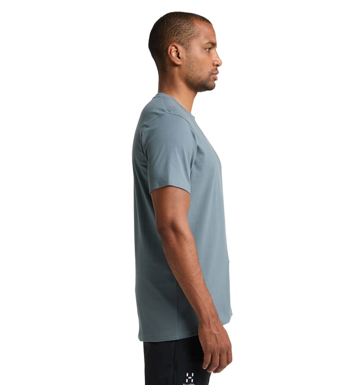 Outsider By Nature Tee Men Steel Blue