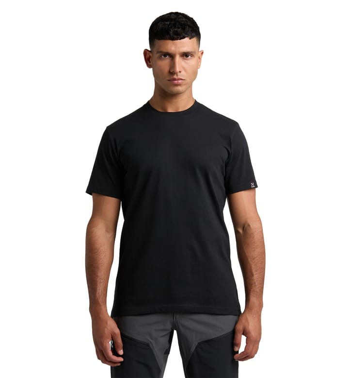 Outsider By Nature Tee Men True Black Outsider By Nature Tee Men True Black