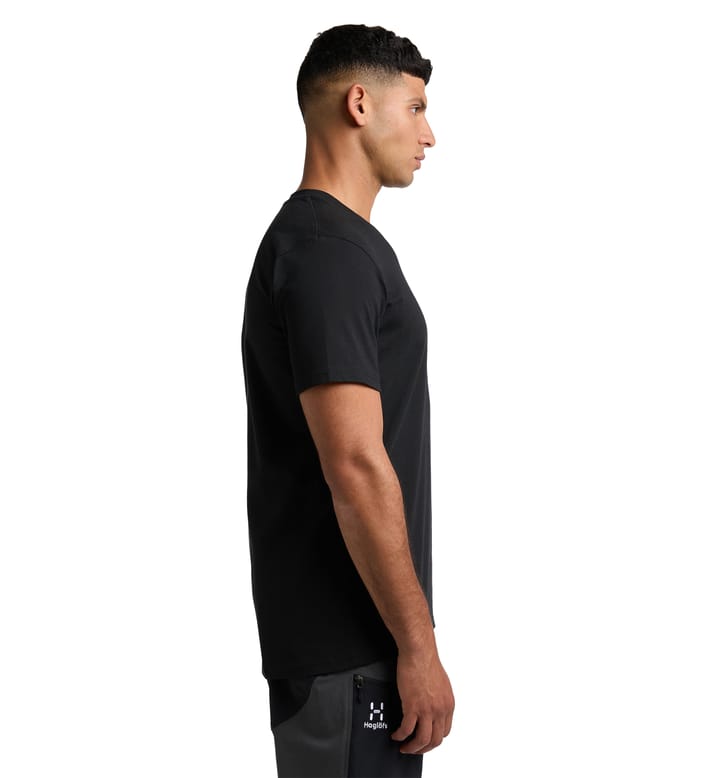Outsider By Nature Tee Men True Black Outsider By Nature Tee Men True Black
