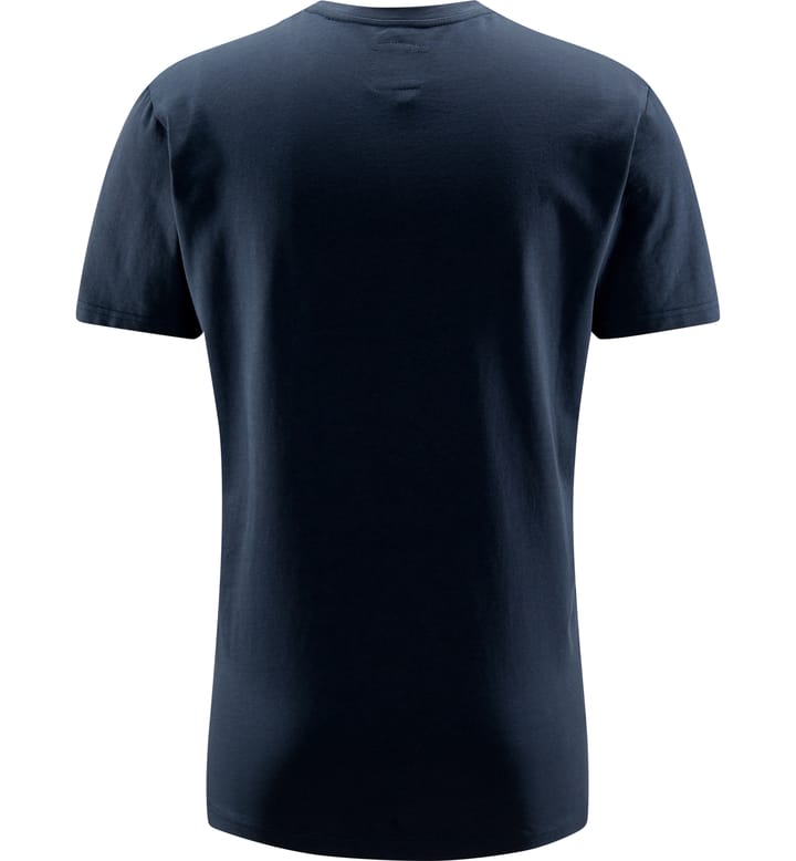 Outsider By Nature Tee Men Tarn Blue
