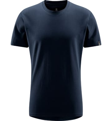 Outsider By Nature Tee Men Tarn Blue