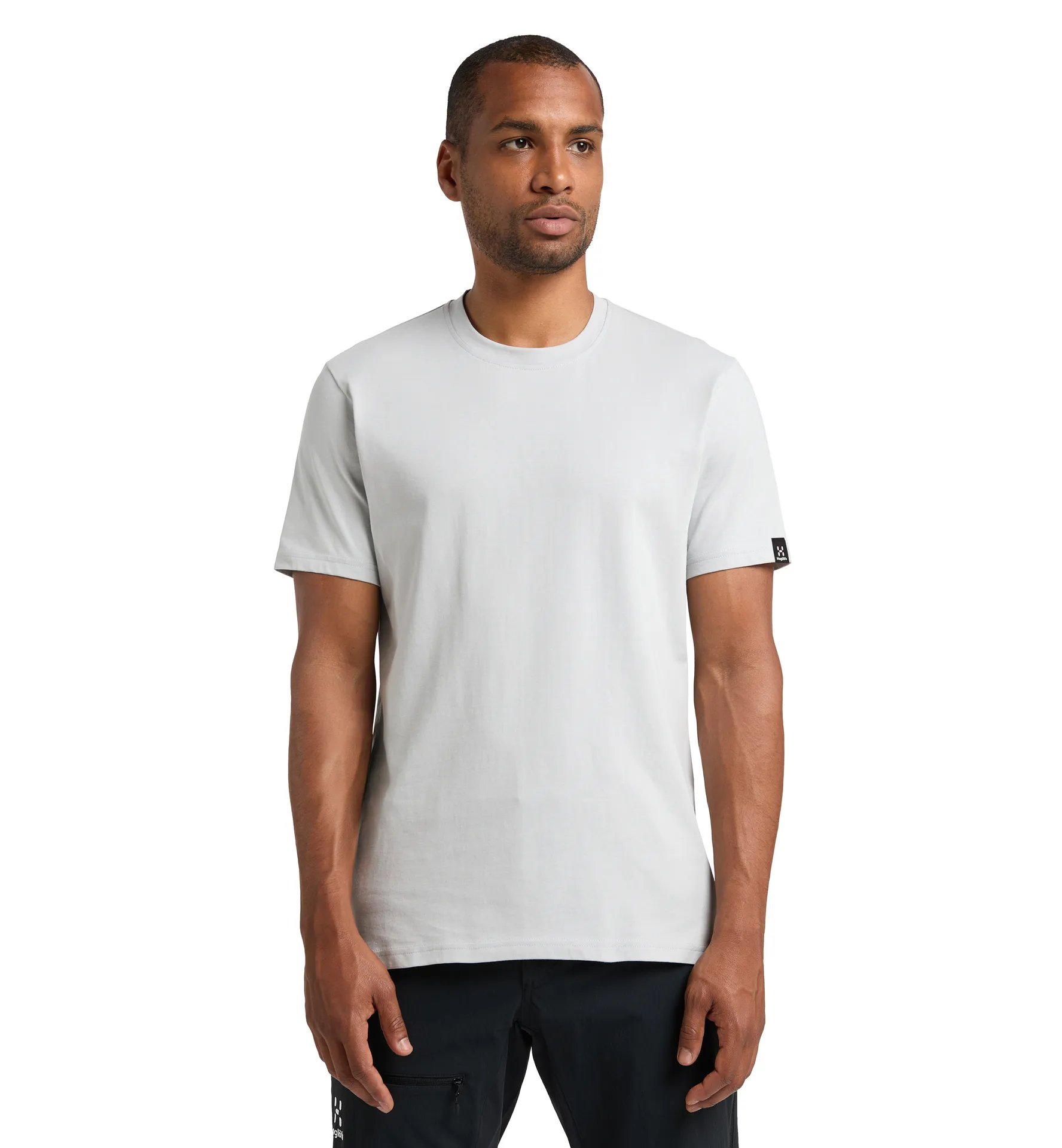 Outsider By Nature Tee Men Stone Grey
