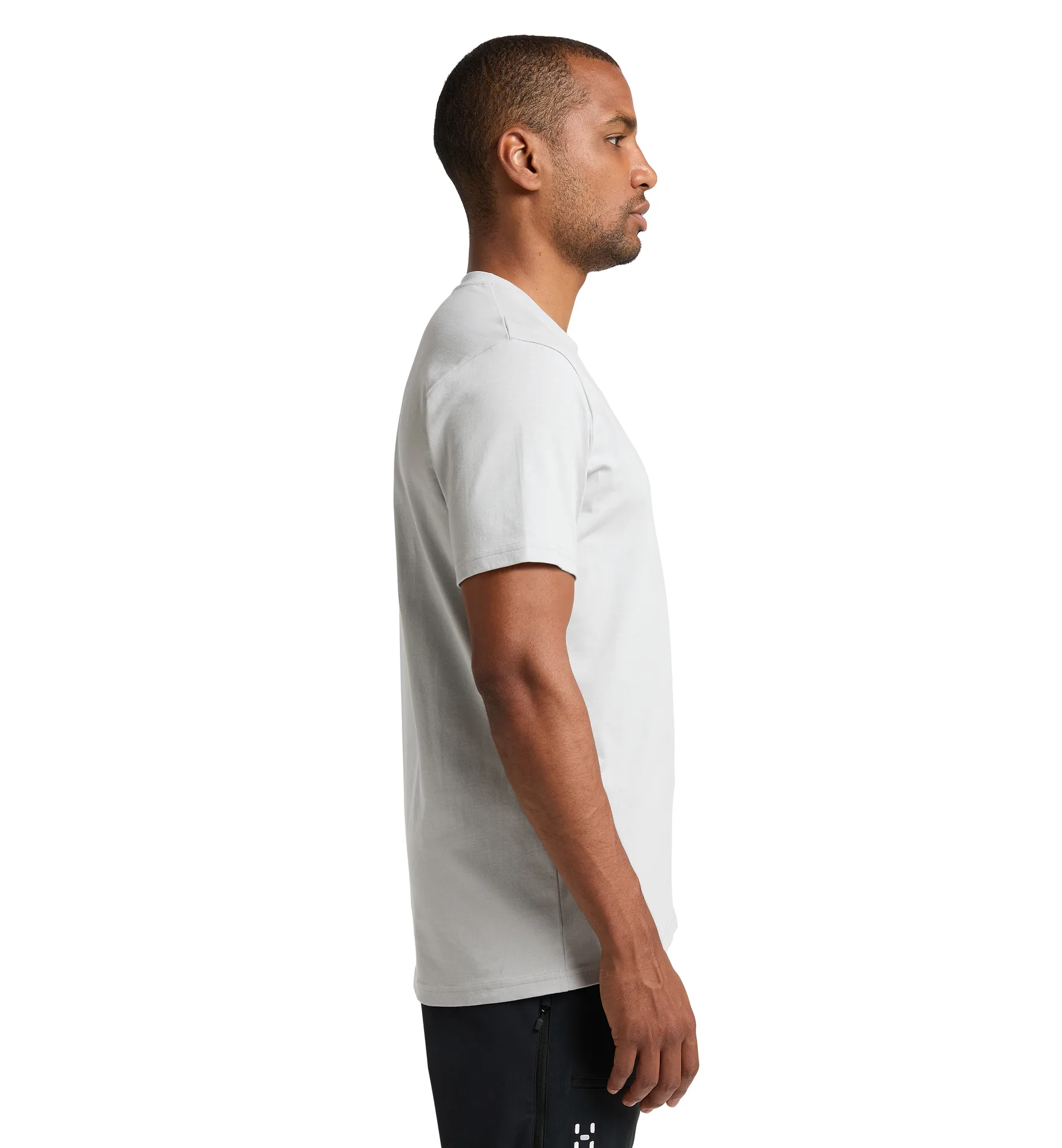 Outsider By Nature Tee Men Stone Grey