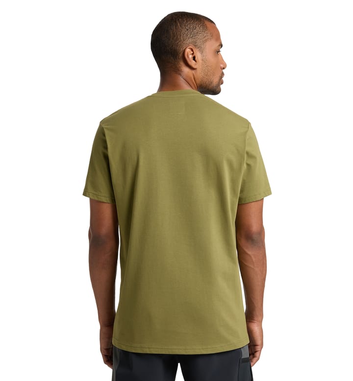 Outsider By Nature Tee Men Olive Green