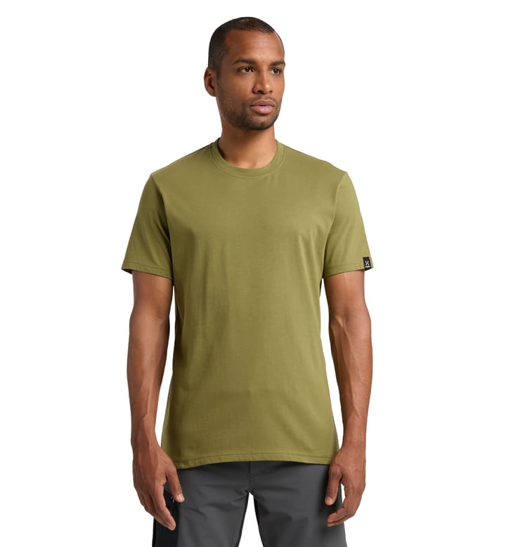 Outsider By Nature Tee Men Olive Green