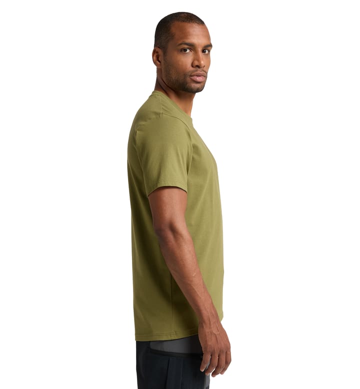 Outsider By Nature Tee Men Olive Green